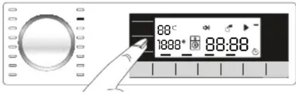 BEKO WMY 81643 PTLSTB1 - Val av centrifugeringshastighet - 2