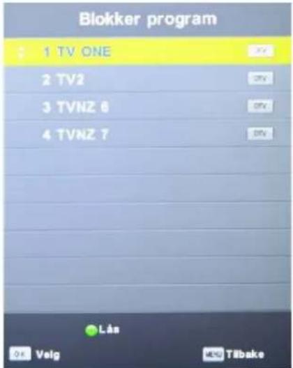 Blokker program 1 TV ONE 2 TV2 3 TVNZ 6 4 TVNZ 7 Lås Volg MEN Tõbake