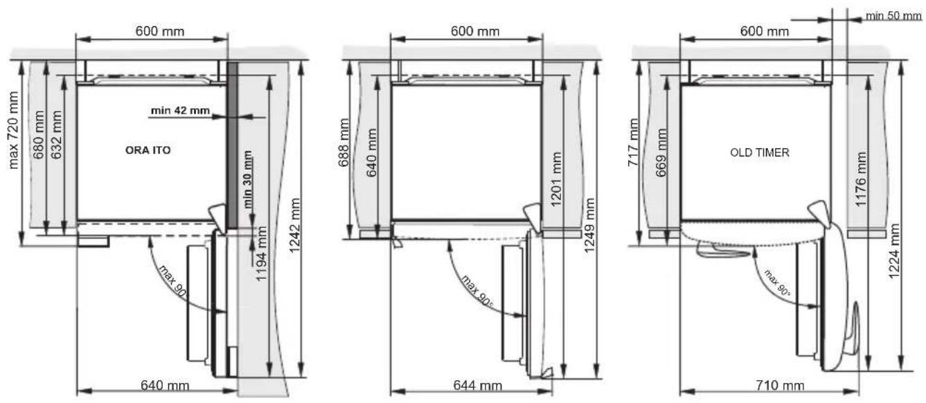 GORENJE NRK6202MW - B Fryseskap - 1