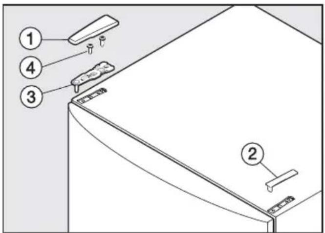 MIELE FN 28262 - Flytting av dørhåndtaket - 4
