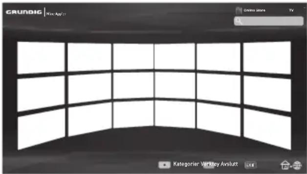 GRUNDIG 49 VLE 7629 - Velge Internett-apper - 1