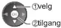 PANASONIC Viera TX-L47ET5Y - Velg [Søkemeny DVB-C], [Søkemeny DVB-T] eller [Søkemeny analog] - 2