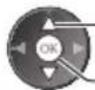 PANASONIC Viera TX-L47ET5Y - Velg [3D-innstillinger] - 2
