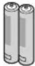 PANASONIC Viera TX-L47ET5Y - Batterier til - 1