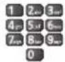 PANASONIC Viera TX-L37ET5Y - Tegntabell for numeriske knapper - 2