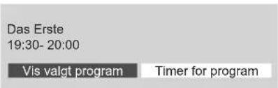 Das Erste 19:30- 20:00 Vis valgt program Timer for program