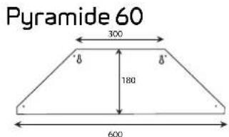 Pyramide 60 300 180 600