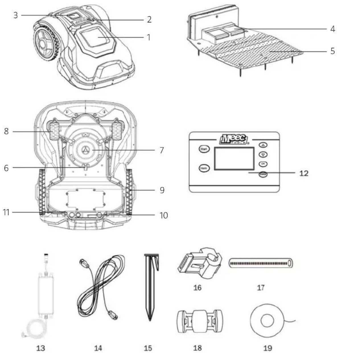 Meec Tools 721-296 - KOMPONENTLISTA - 1