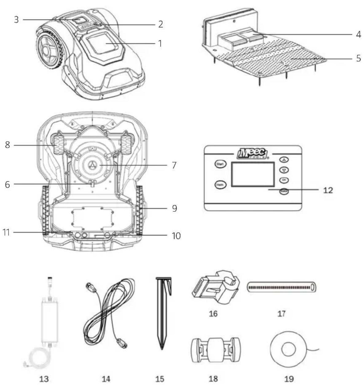 Meec Tools 721-296 - KOMPONENTLISTE - 1