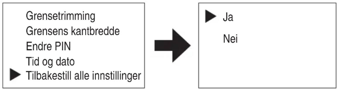 Meec Tools 721-296 - Posisjon for tilbakestilling til fabrikkinnstillinger - 1
