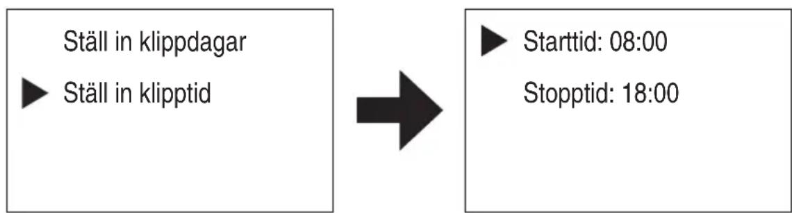 Meec Tools 721-296 - Ställ in klipptid - 1