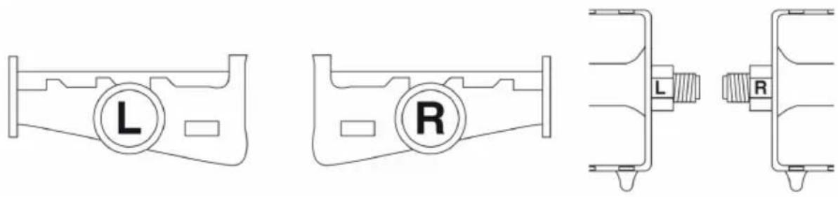 L R L R