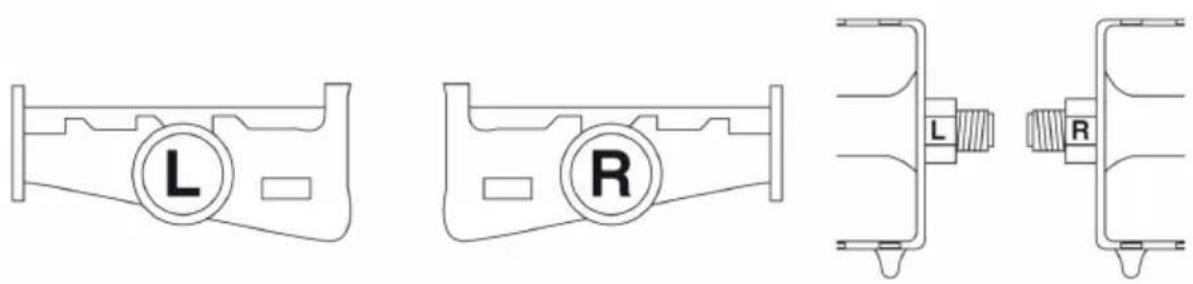 L R L R