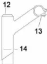Kayoba Elegance 630-082 - Handlebar stem - 3
