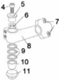 Kayoba Elegance 630-082 - Handlebar stem - 2
