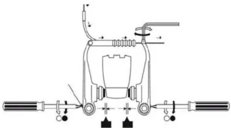Kayoba Sara 630-055 - Hamulce V-brake - 2