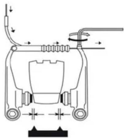 Kayoba Sara 630-055 - Hamulce V-brake - 1