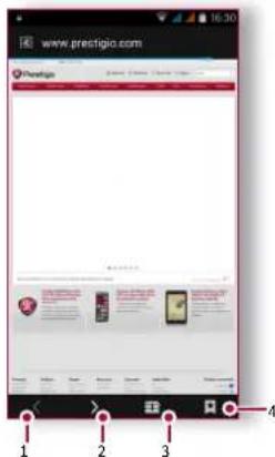 PRESTIGIO Muze K5 - Browse a web page - 2