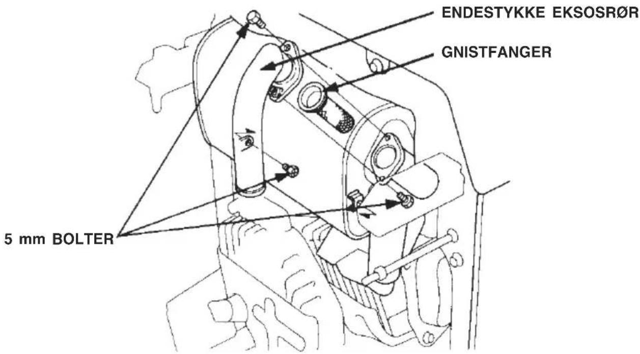 ENDESTYKKE EKSOSR∅R GNISTFANGER 5 mm BOLTER