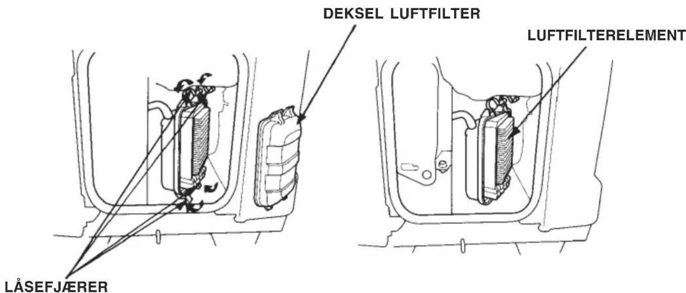 DEKSEL LUFTFILTER LUFTFILTERELEMENT LÅSEFJÆRER