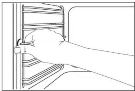 ELECTROLUX EOC6801AOX - Borttagning av ugnsstegarna - 1