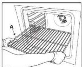 WHIRLPOOL AKZ 247/IX - PLASSERING AV RISTER OG ANNET TILBEH∅R I OVNEN - 1