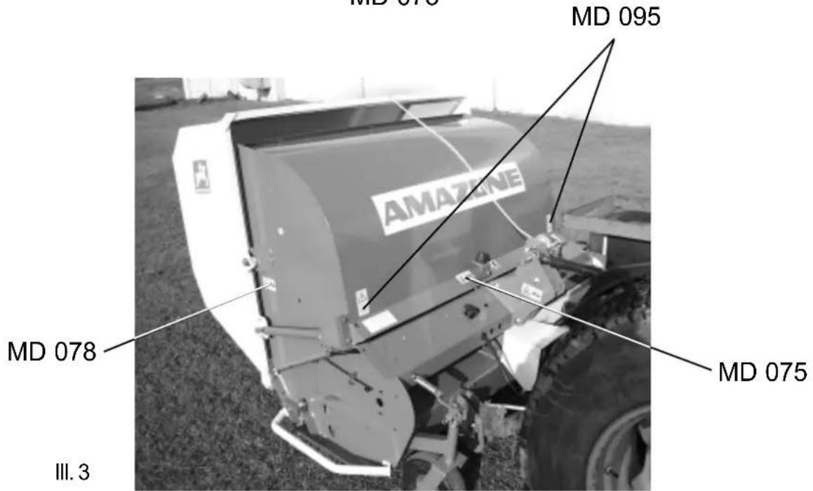MD 076 MD 095 AMAZONE MD 078 MD 075 III. 3