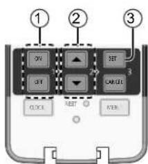 PANASONIC CX-VZ12SKE - Stille inn tidsur (dag-timer) - 1