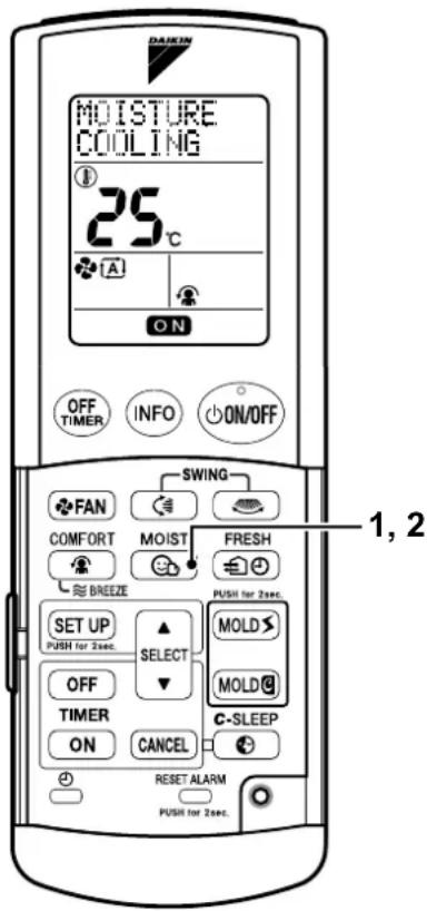DAIKIN FTXR50EV1B - ■ Endre luftstrømretningen (side 11) - 2