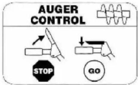 AUGER CONTROL STOP GO