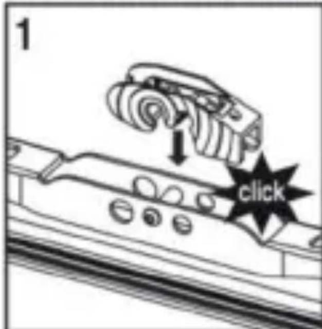 Biltema Clear Vision 58-225 - HOOK ARMS - 1