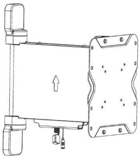 Ricoo SE2522 - Fernbedienbare motorisierte TV / Monitor Wandhalterung - 1