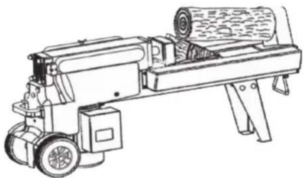 Park & Garden LS752-1 - Användning av vedklyven - 2