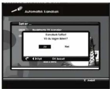 SAGEM DTR 94250 HD - 7-2-6 Installasjon av DTT-kanaler - 1