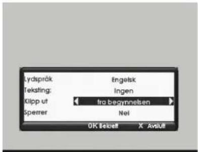 SAGEM DTR 94250 HD - 11-5-9 Sletting av en del av et opptak - 1