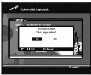 SAGEM DTR 94250 HD - 7-1-3 Installasjon av DTT-kanaler - 1