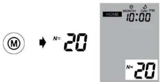 MICROLIFE WatchBP 03 - I "HOME"-modus - 1