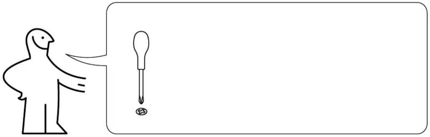Simple line drawing showing a person pointing at a dropper with an exclamation mark, likely illustrating a chemical or scientific concept.