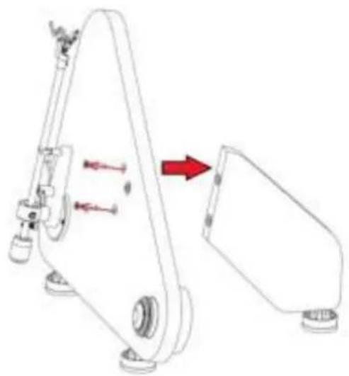 PRO-JECT VT-E L - DISASSEMBLING THE REAR SUPPORT - 2