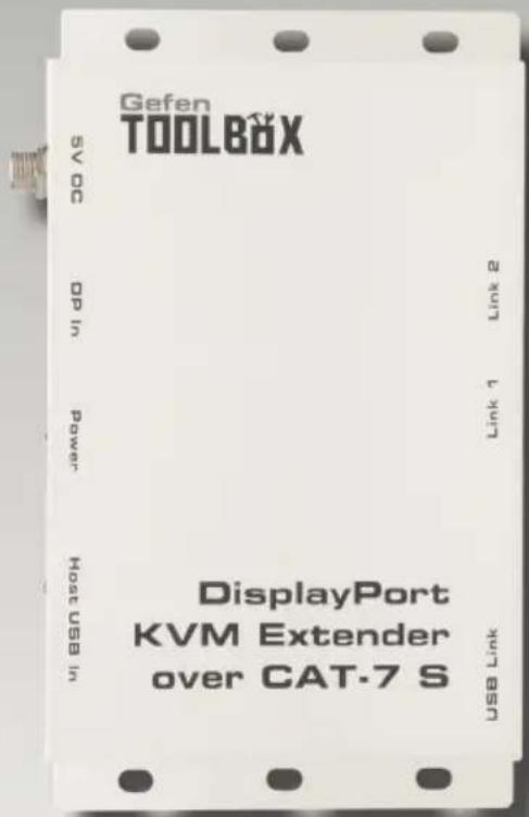 Gefen TOOLBOX SV OC DP IN Power Host USB IN DisplayPort KVM Extender over CAT-7 S USB Link Link 1 Link 2 USB Link