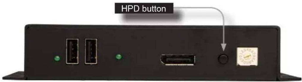 HPD button