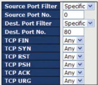 Black Box LE2711C - TCP Parameters - 1