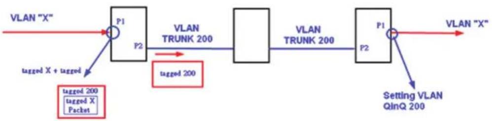 Black Box LE2711C - VLAN QinQ Mode: - 1