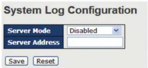 Black Box LE2711C - SYSLOG Setting - 1