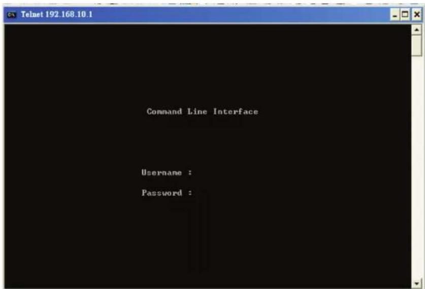 Black Box LE2711C - CLI Management by Telnet - 2