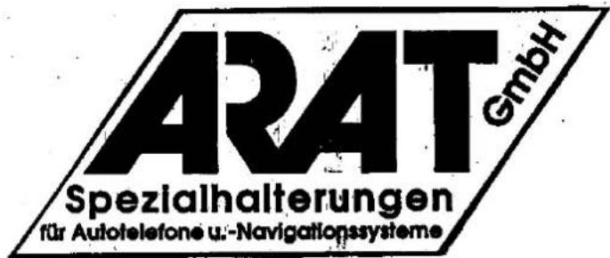 ARAT GmbH Spezialhalterungen für Autotelefone u.-Navigationssysteme