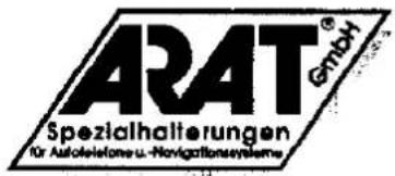 ARAT® Spezialhalterungen für Autofelektome u-Navigationsysteme
