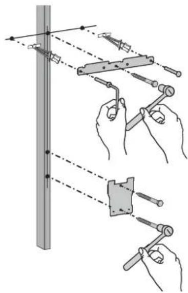 Ergotron DM10-1007-1 - WOOD AND HOLLOW WALL - 10