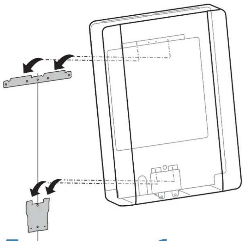 Diagram illustrating a mechanical assembly with labeled components and directional arrows indicating motion or force.