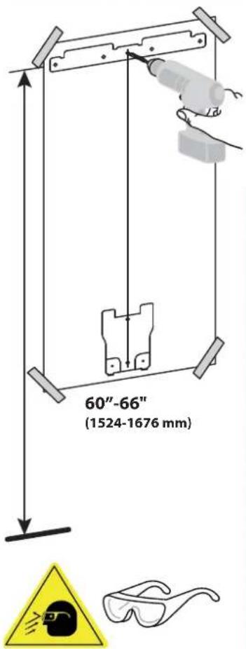 60"-66" (1524-1676 mm)